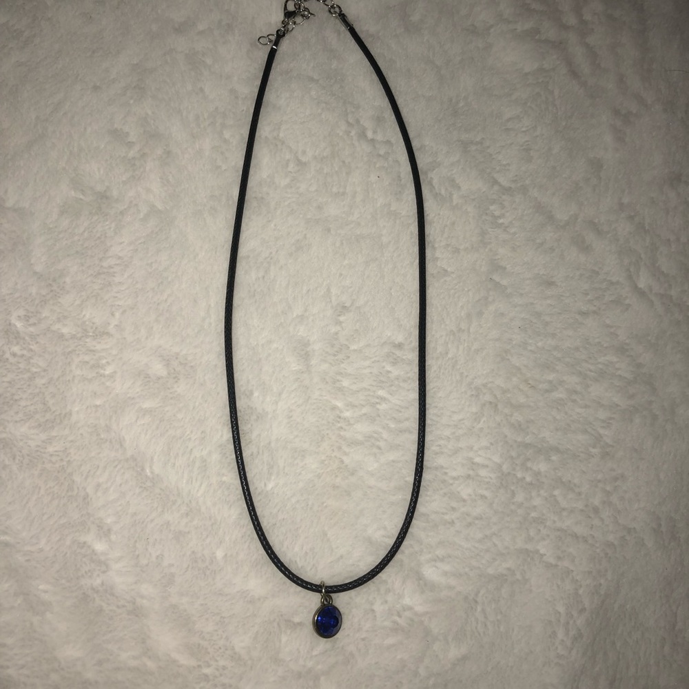 Blue stone necklace